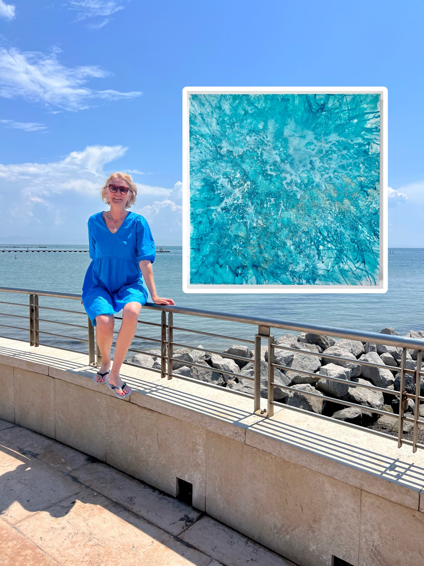 Acqua Mare Amore Wasser DANJA KULTERER Kunst online kaufen