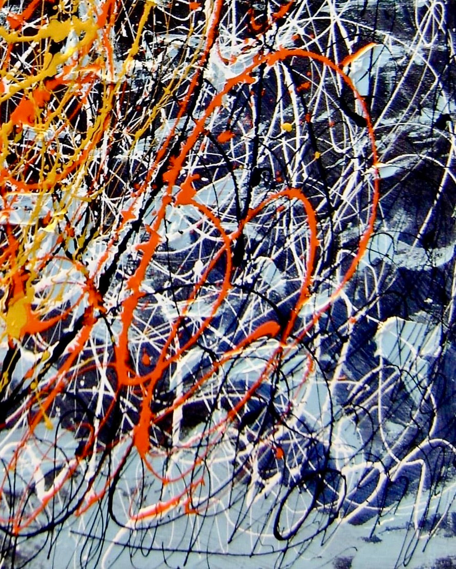 Feuerwerk Ausschnitt 1 DANJA KULTERER Kunst online kaufen