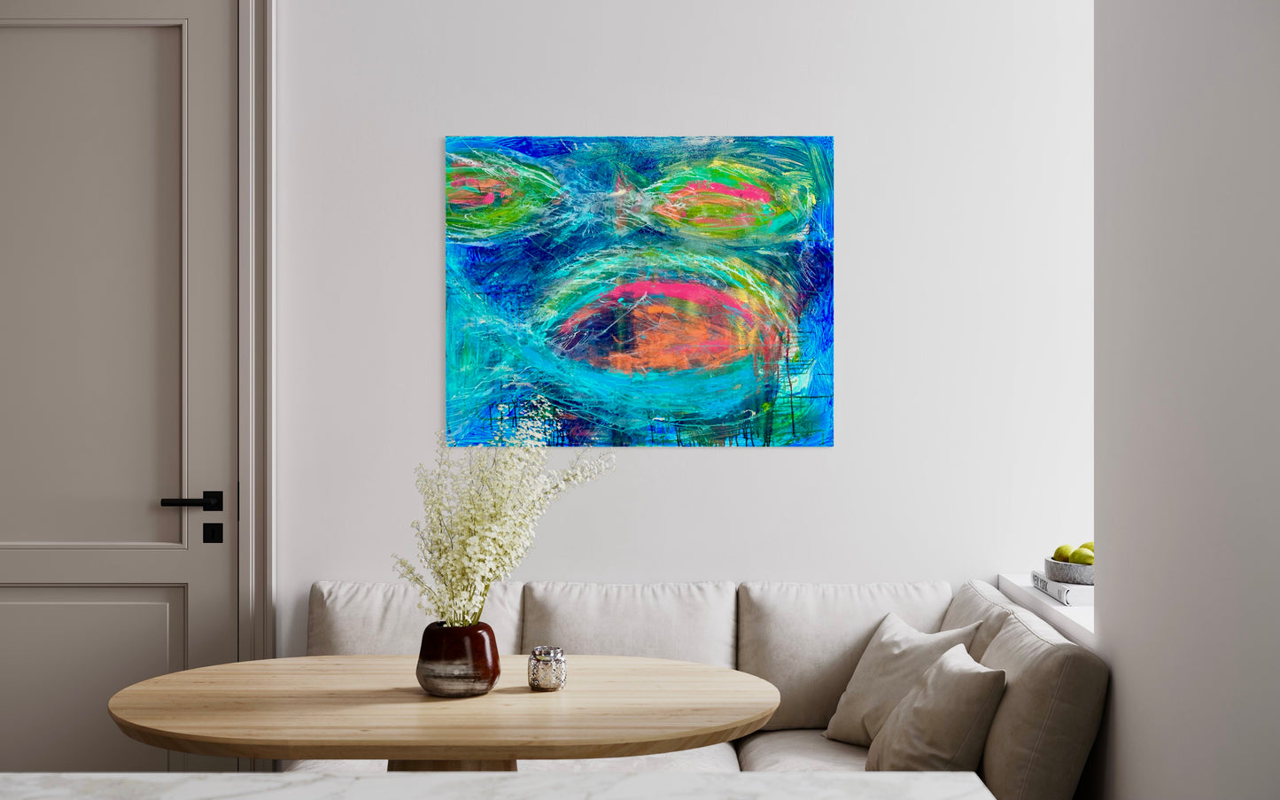 Bodensee Fische abstrakt ART DANJA KULTERER Kunst online kaufen