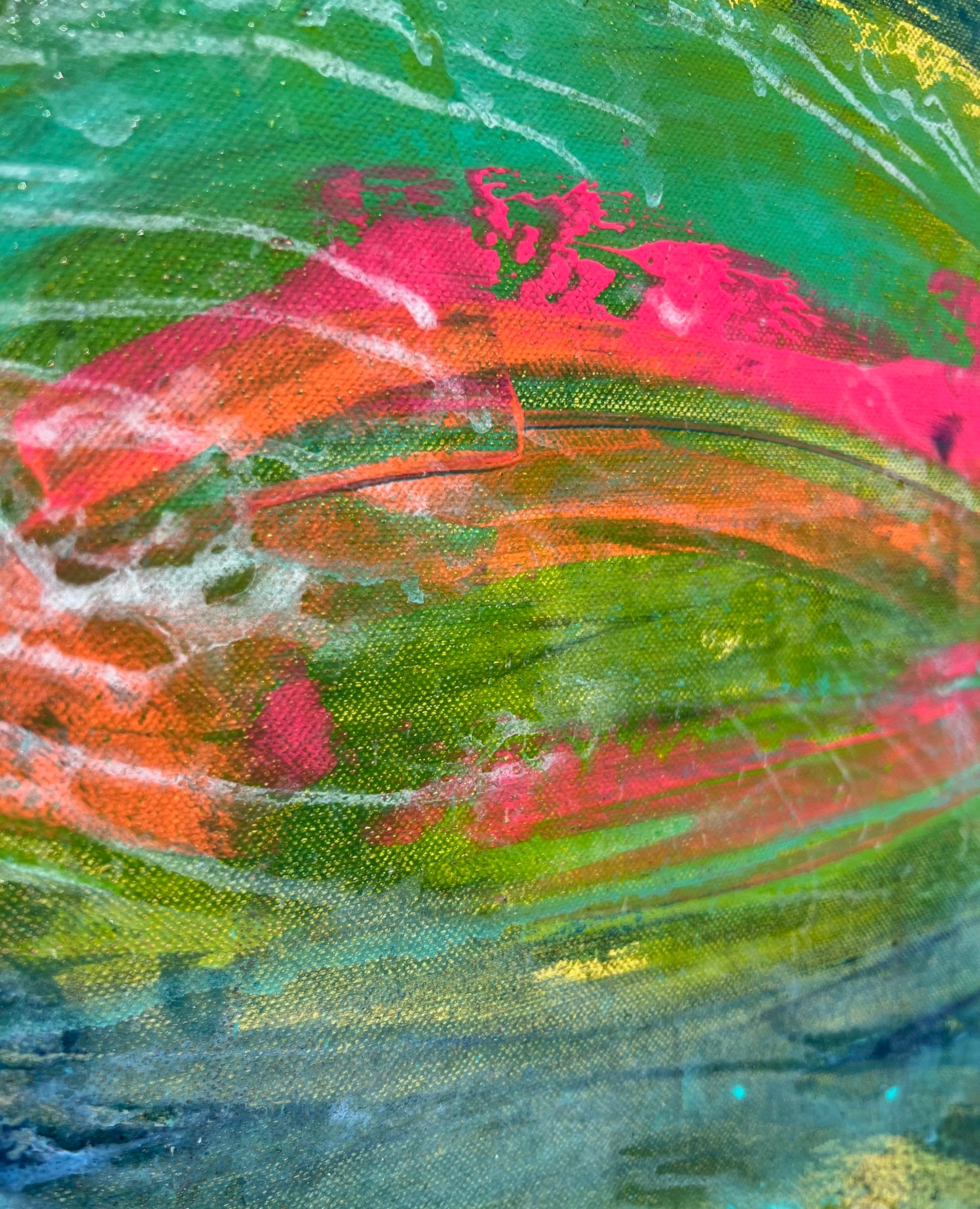 Bodensee Fische abstrakt ART DANJA KULTERER Kunst online kaufen