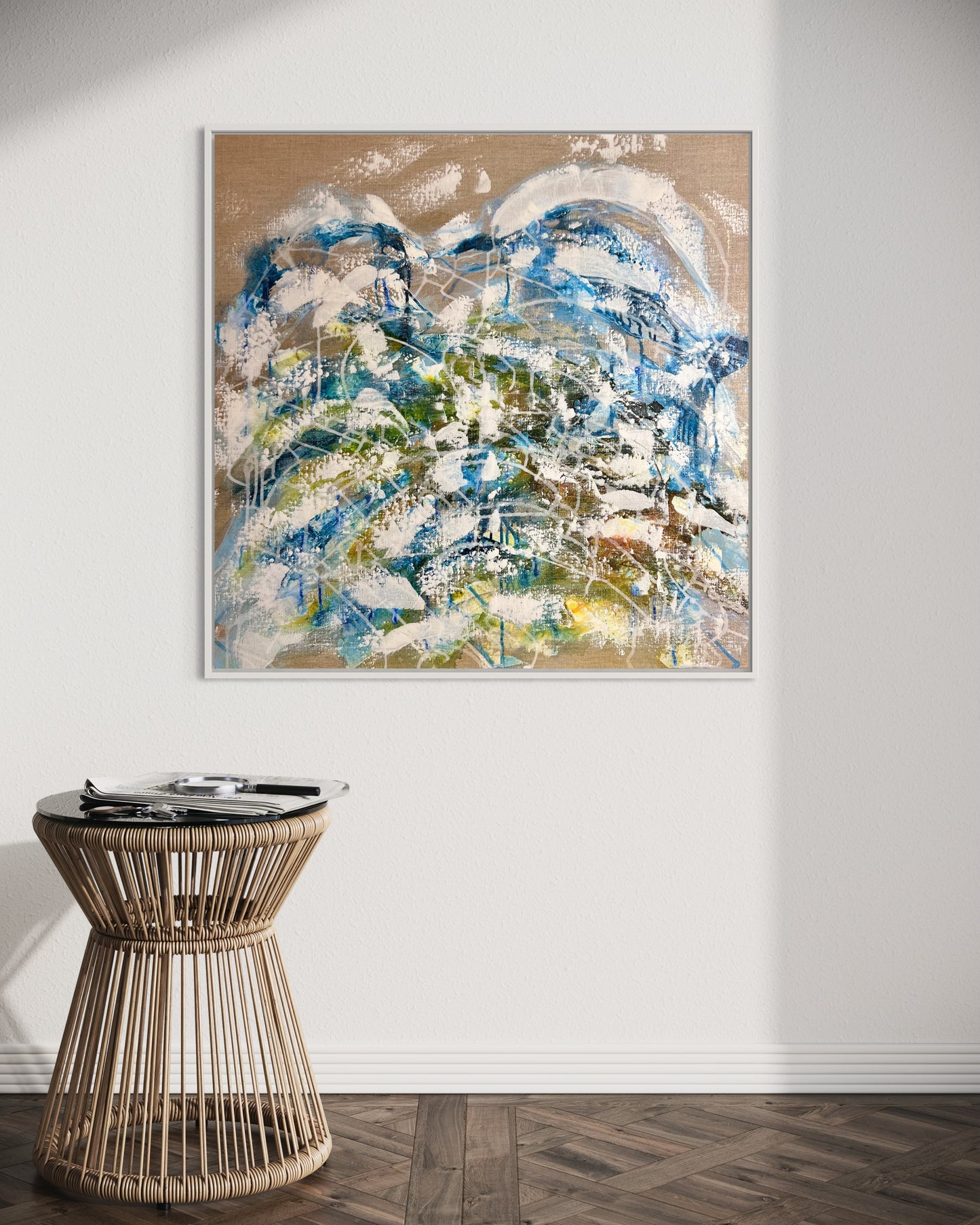 Bodensee Wellen Kunstwerk Original DANJA KULTERER BodenseeART Kunst kaufen online