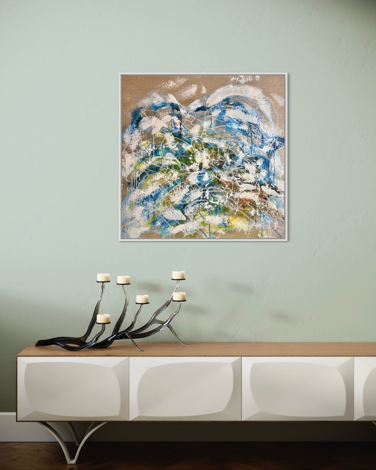 Bodensee Wellen Kunstwerk Original DANJA KULTERER BodenseeART Kunst kaufen online