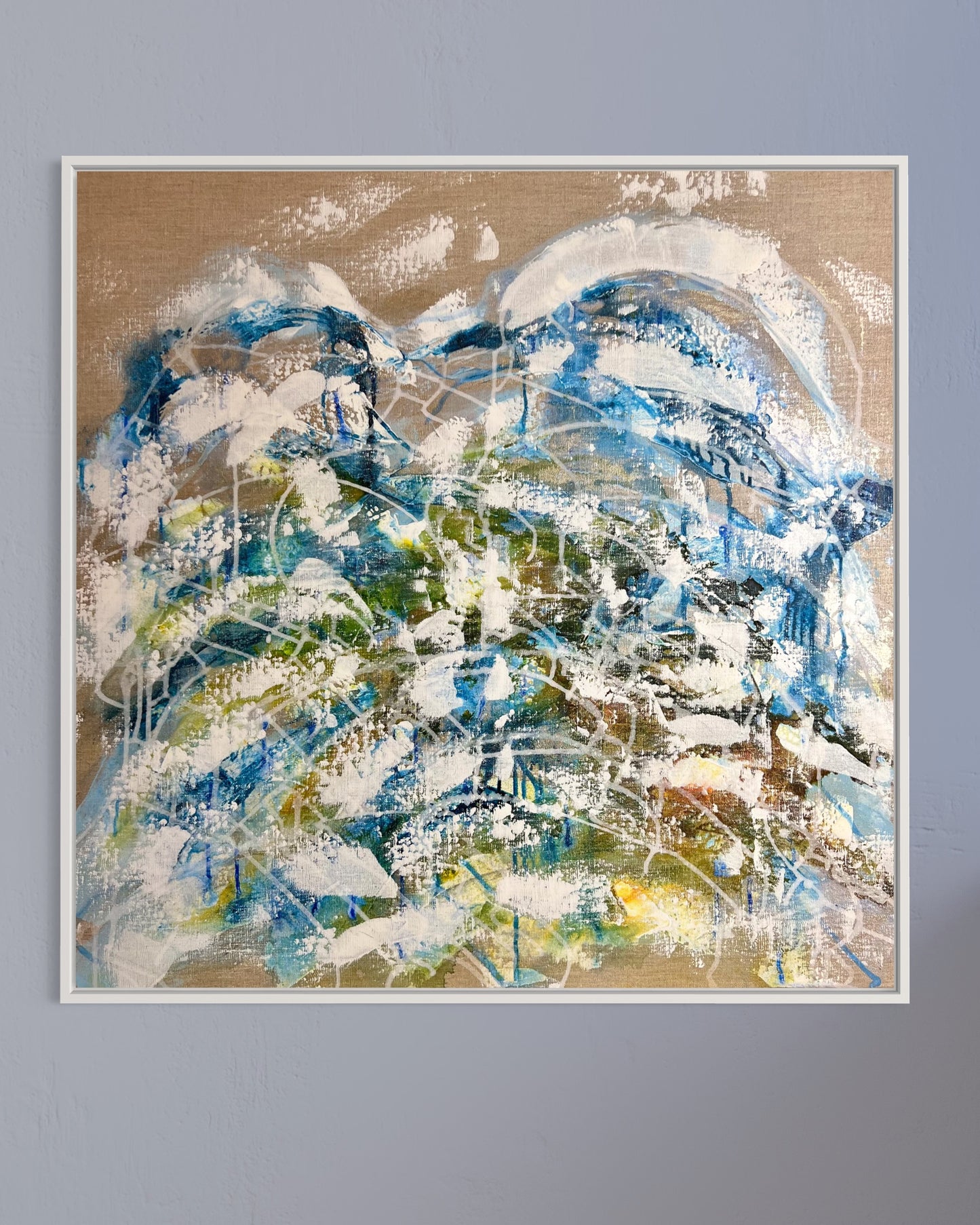 Bodensee Wellen Kunstwerk Original DANJA KULTERER BodenseeART Kunst kaufen online