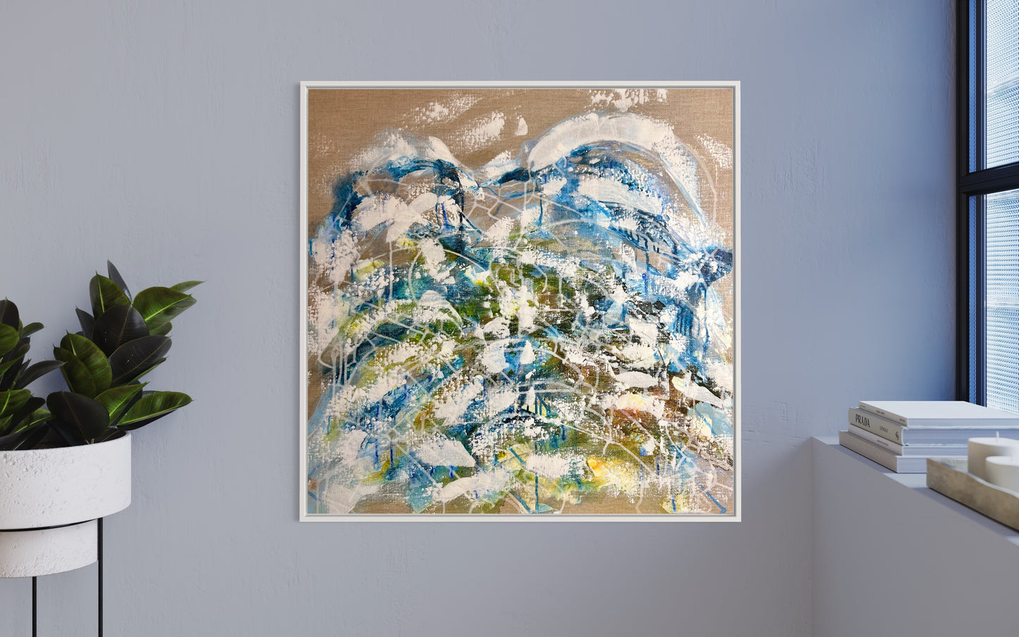 Bodensee Wellen Kunstwerk Original DANJA KULTERER BodenseeART Kunst kaufen online