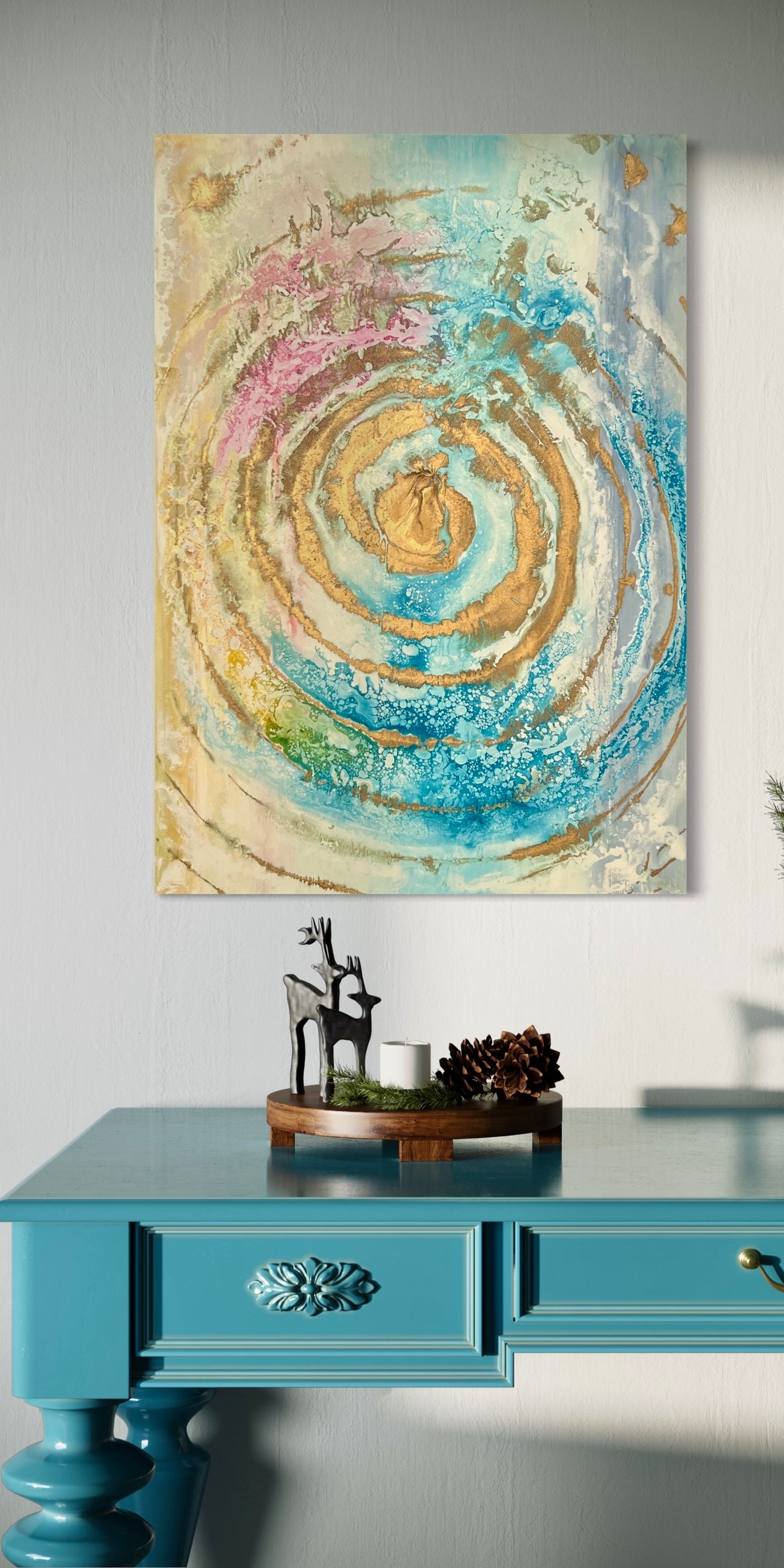 come together abstraktes Kunstwerk Danja Kulterer Kunst online kaufen