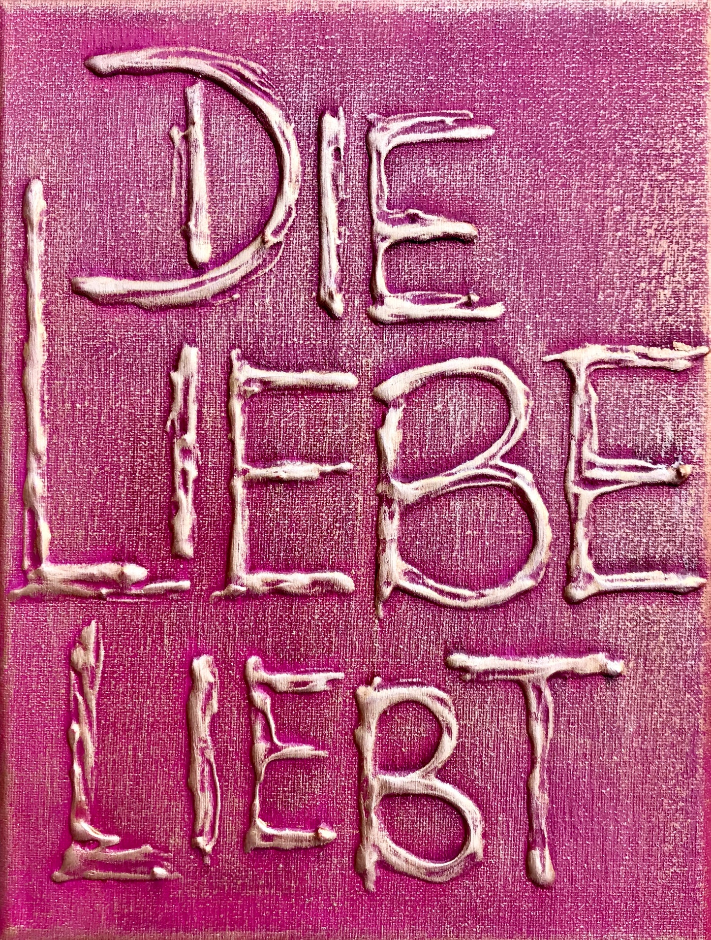 Die Liebe liebt SchriftART Schreibkunst Danja Kulterer Kunst online kaufen