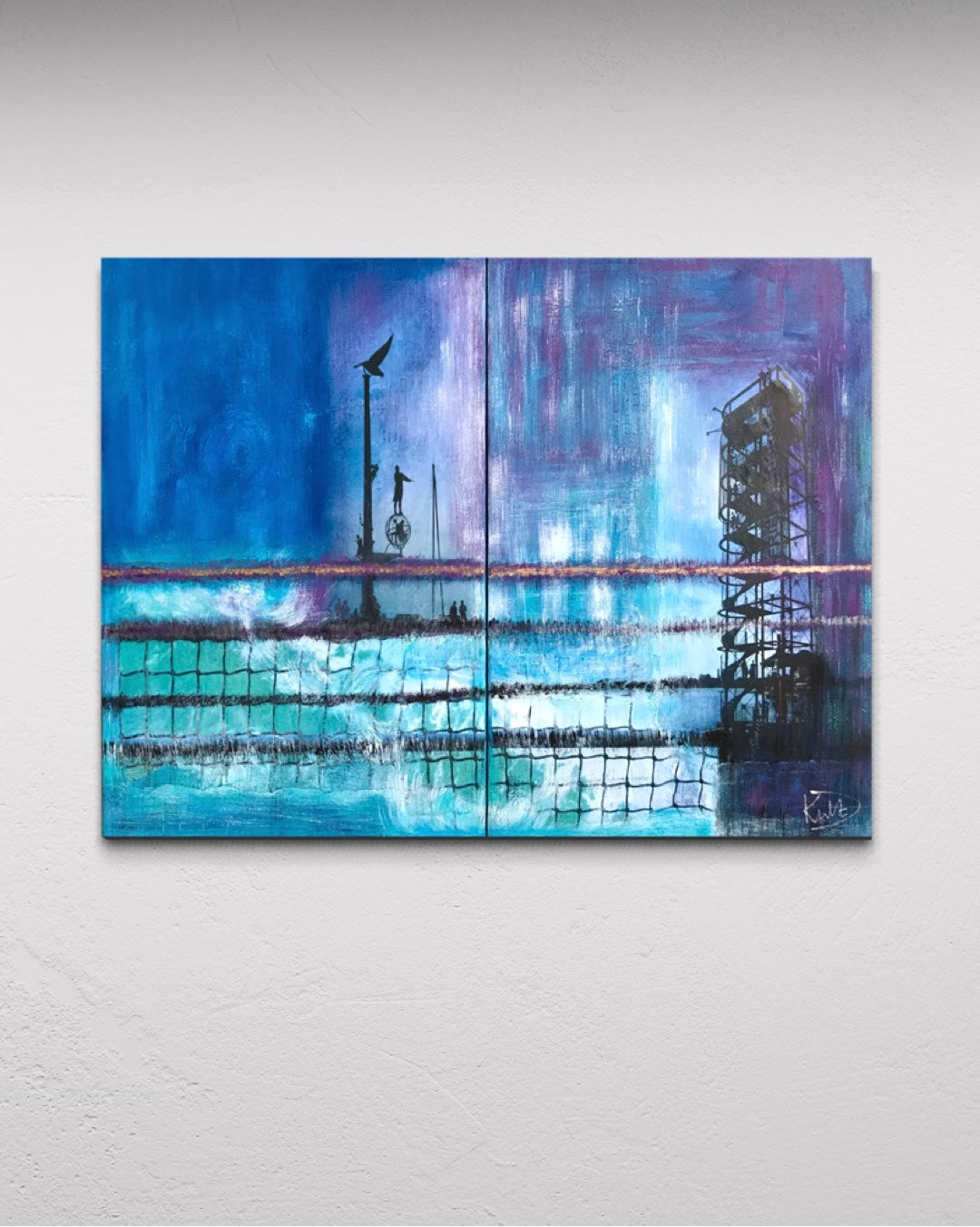 Erkenntnishorizont im Wassermannzeitalter Bodensee Friedrichshafen DANJA KULTERER Kunst online kaufen