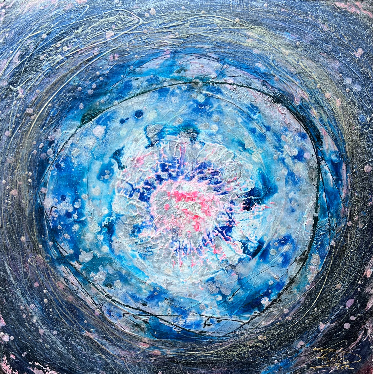 Galaxie 60x60cm DANJA KULTERER Kunst online kaufen