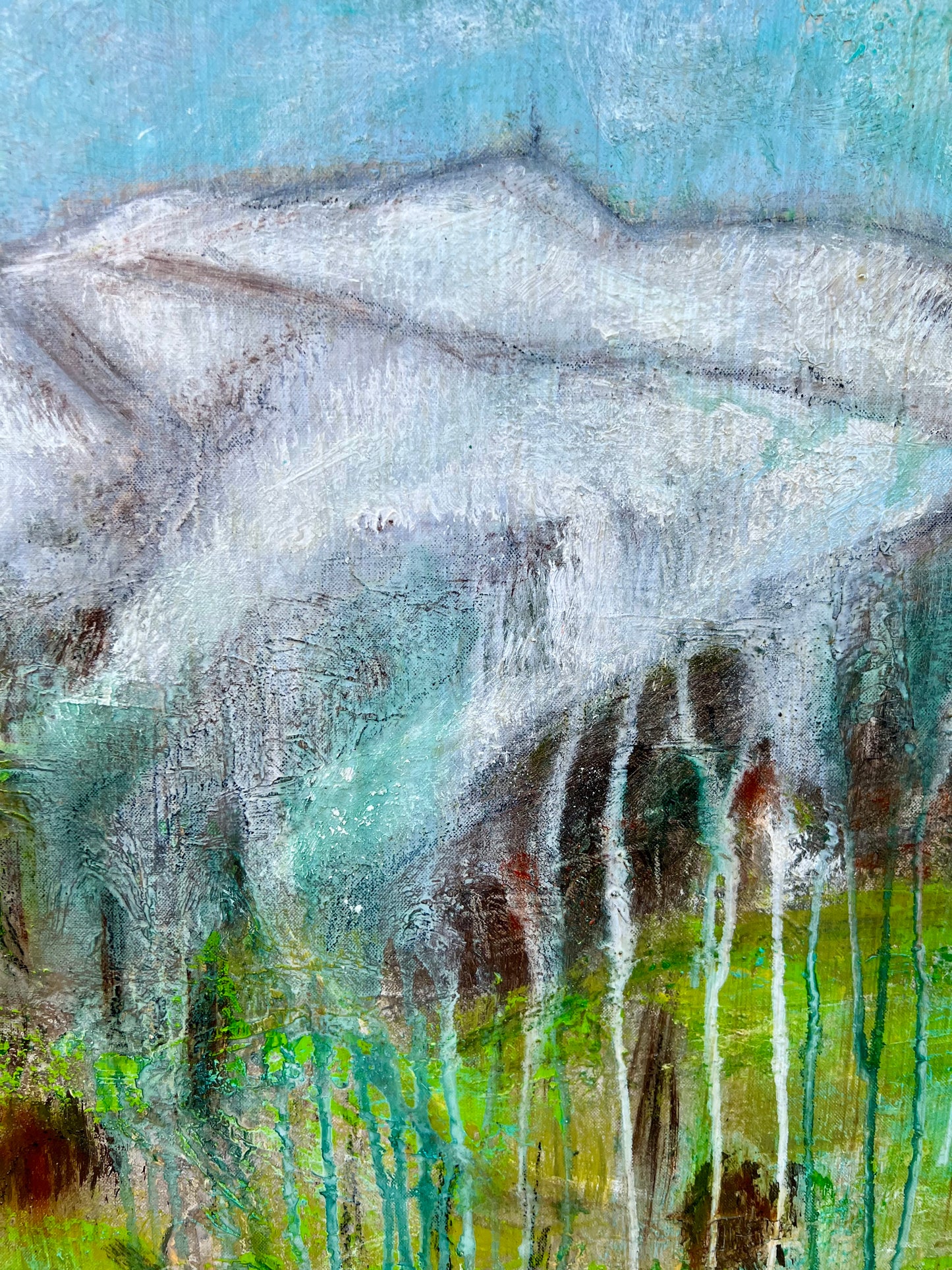 Mountain View Galzig Blick St. Anton am Arlberg Unikat DANJA KULTERER Kunst online kaufen