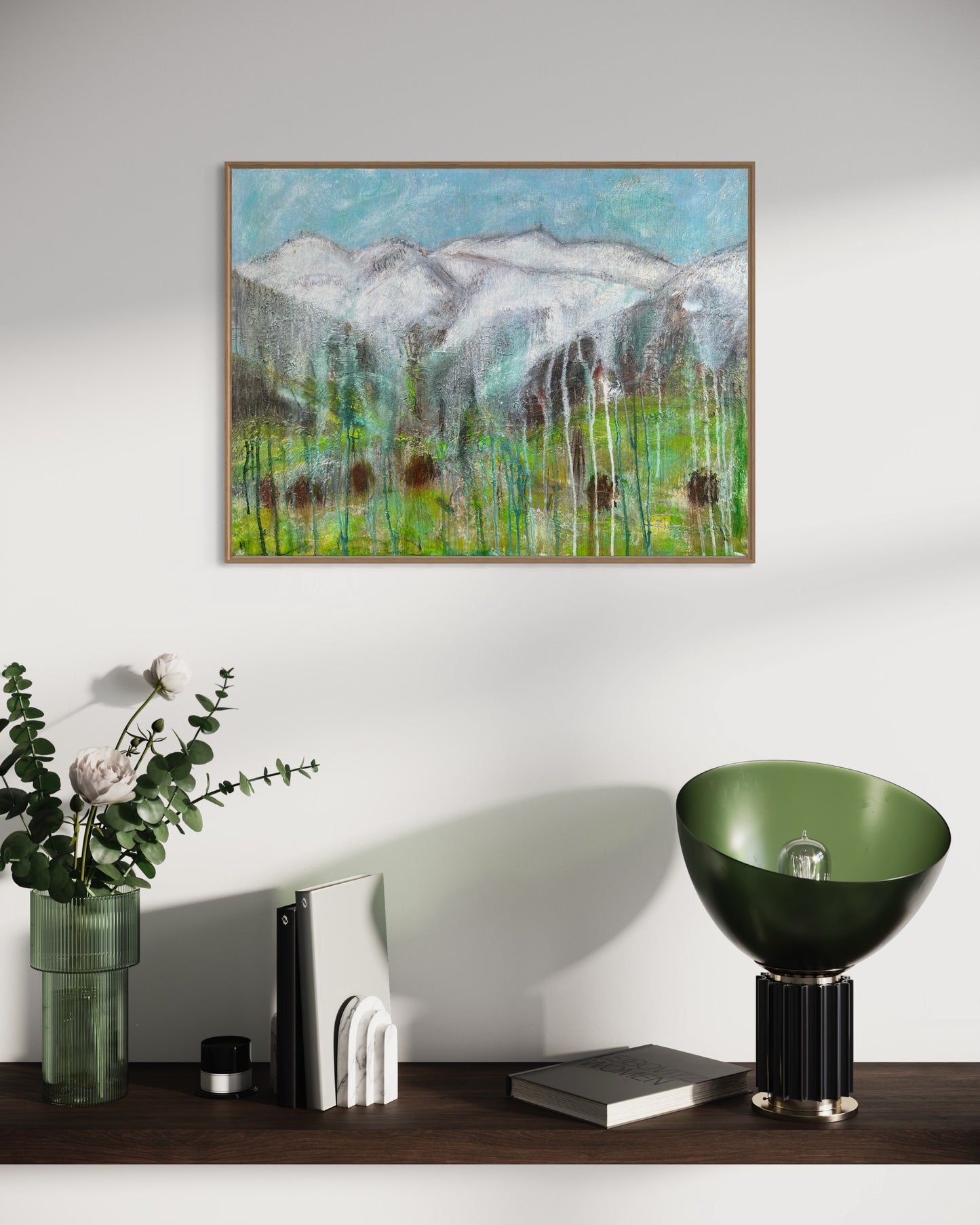 Mountain View Galzig Blick St. Anton am Arlberg Unikat DANJA KULTERER Kunst online kaufen