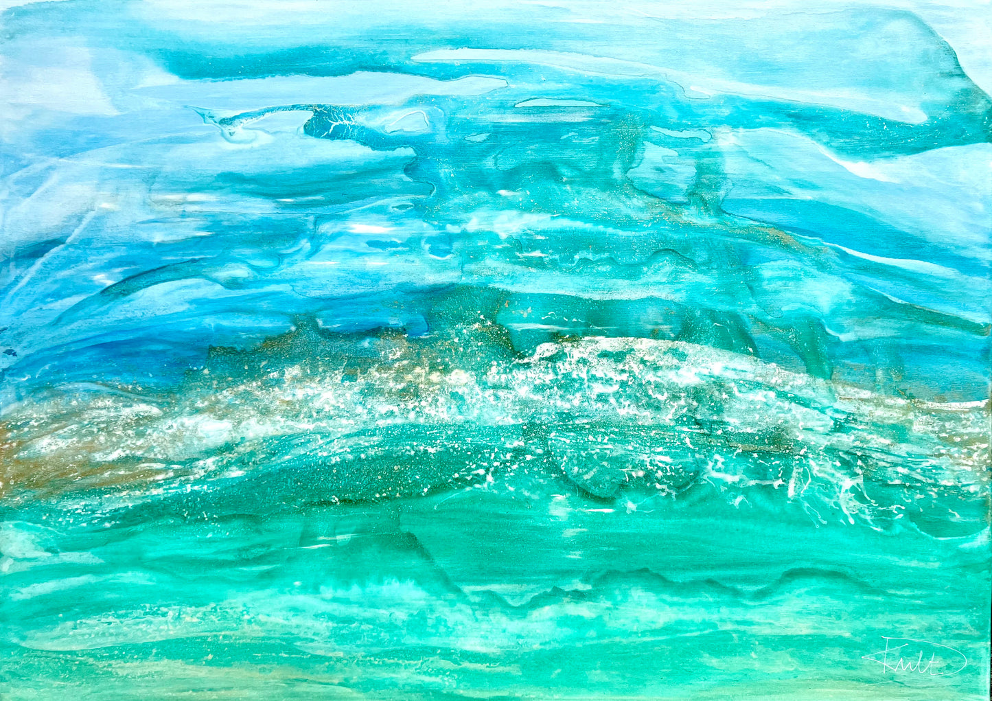 Glückswellen ART Danja Kulterer Kunst online kaufen