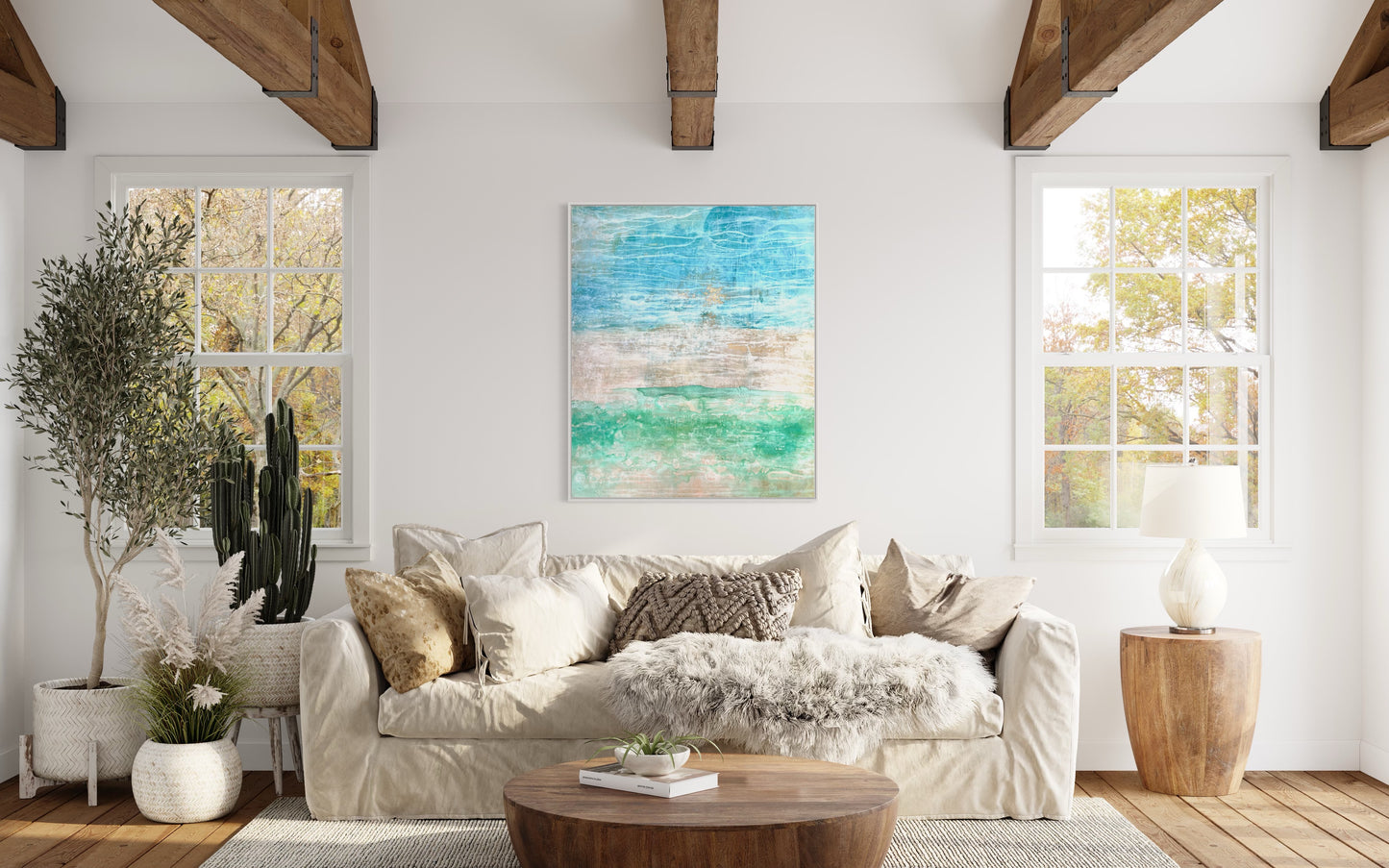 Golden Vision 100x120cm Kunstwerk Original DANJA KULTERER Kunst online kaufen