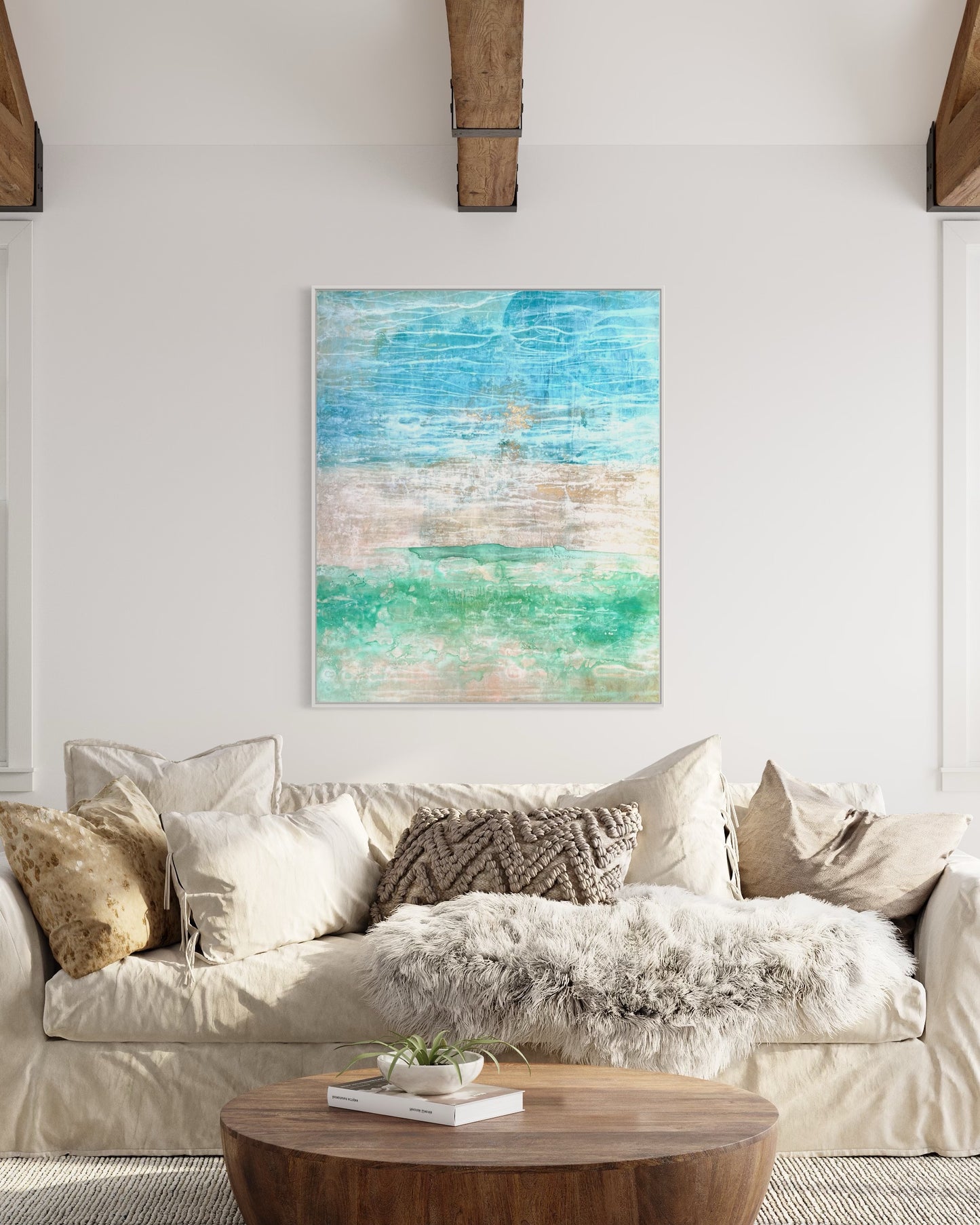 Golden Vision 100x120cm Kunstwerk Original DANJA KULTERER Kunst online kaufen