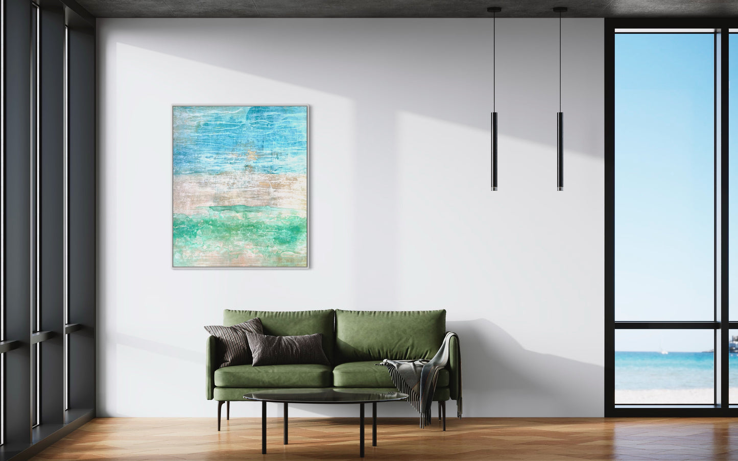 Golden Vision 100x120cm Kunstwerk Original DANJA KULTERER Kunst online kaufen