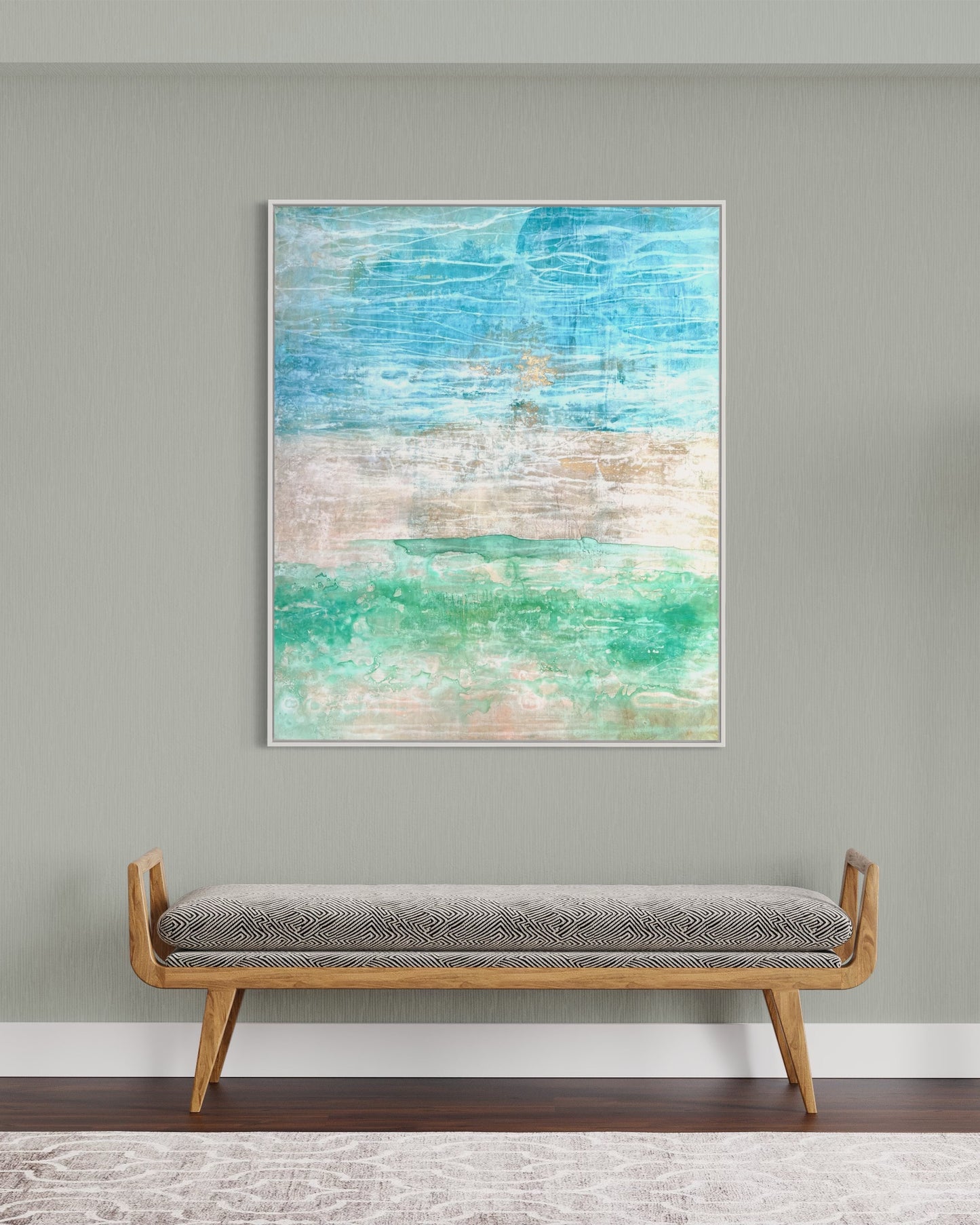 Golden Vision 100x120cm Kunstwerk Original DANJA KULTERER Kunst online kaufen