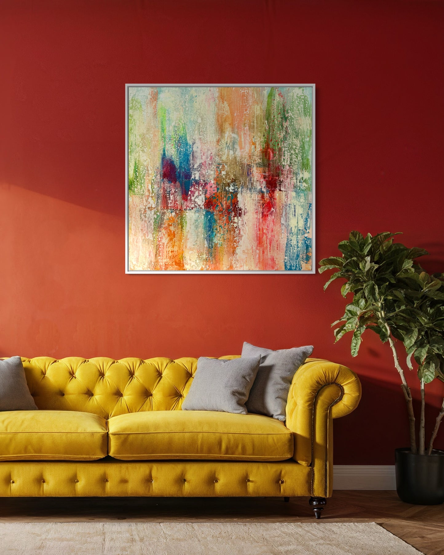 HAPPY FLOW Kunstwerk DANJA KULTERER Kunst online kaufen