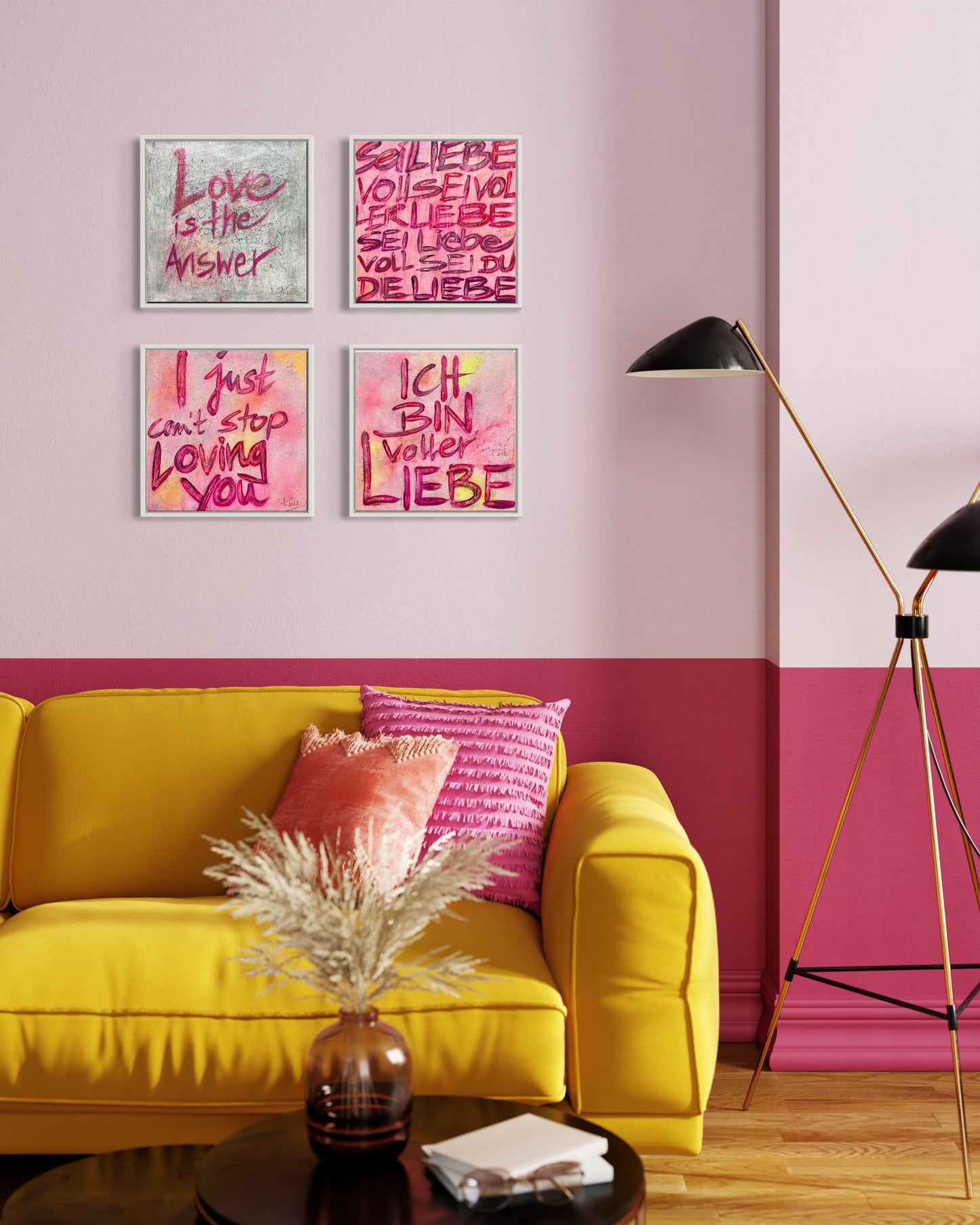 Higher Love Kalligraphie SchriftART DANJA KULTERER Kunst online kaufen