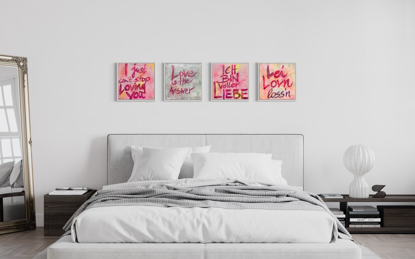 Higher Love Kalligraphie SchriftART DANJA KULTERER Kunst online kaufen
