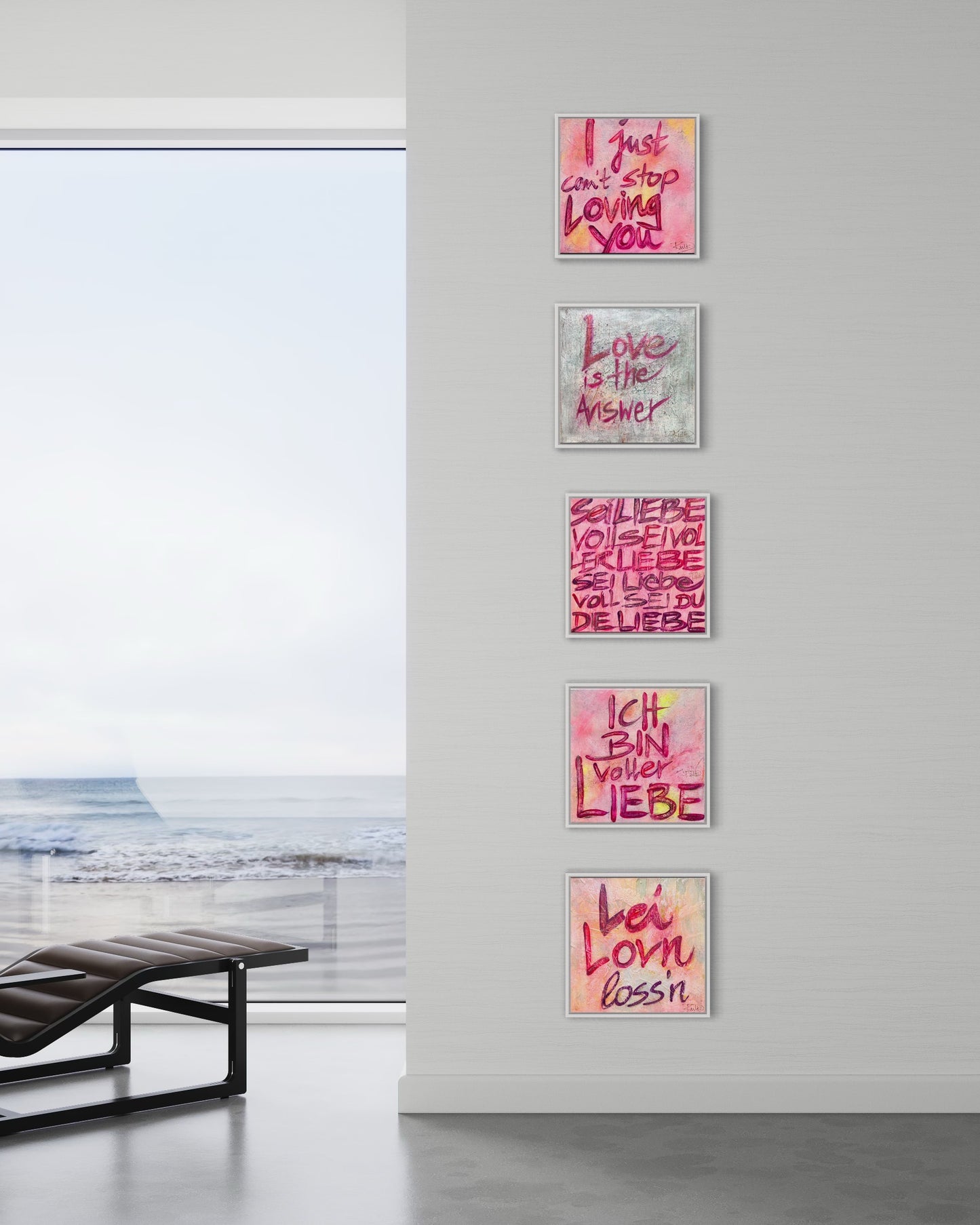 Higher Love Kalligraphie SchriftART DANJA KULTERER Kunst online kaufen