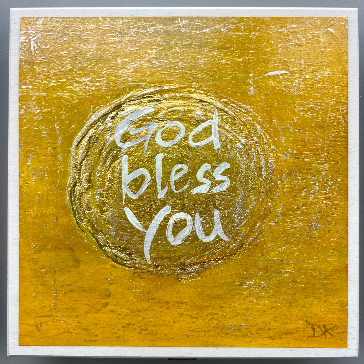 Kultkisten_God_bless_you_DKultART_DanjaKulterer_Kunst_kaufen_online_Geschenke_Kunstkarten_gold