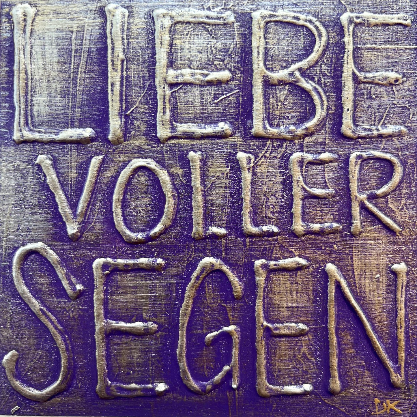 KULT Kiste LIEBEVOLLER SEGEN Original handbemalt Holzkiste Danja Kulterer Unikat Schoko Trüffel Pralinen Geschenke Sammlerstück Kunst online kaufen