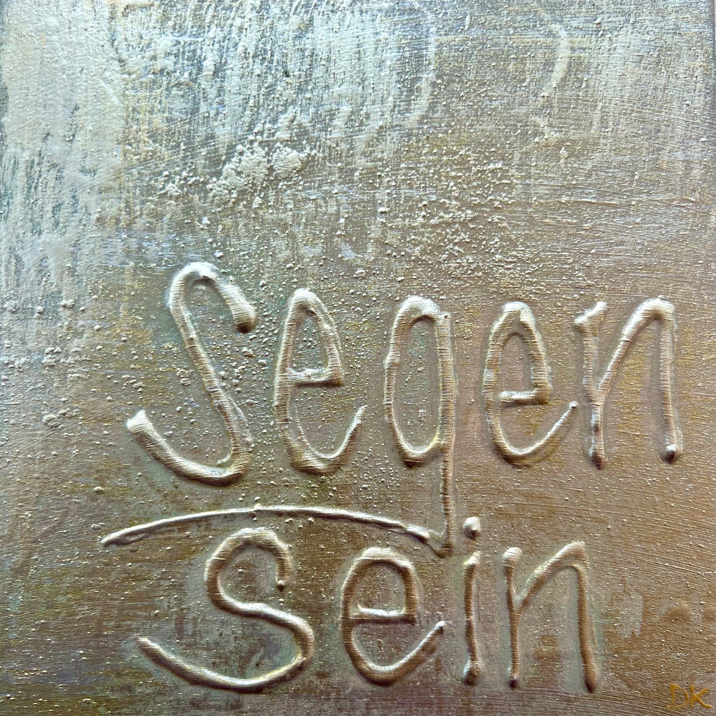 KULT Kiste Segen sein Original handbemalt Holzkiste Danja Kulterer Unikat Schoko Trüffel Pralinen Geschenke Sammlerstück Kunst online kaufen silber gold