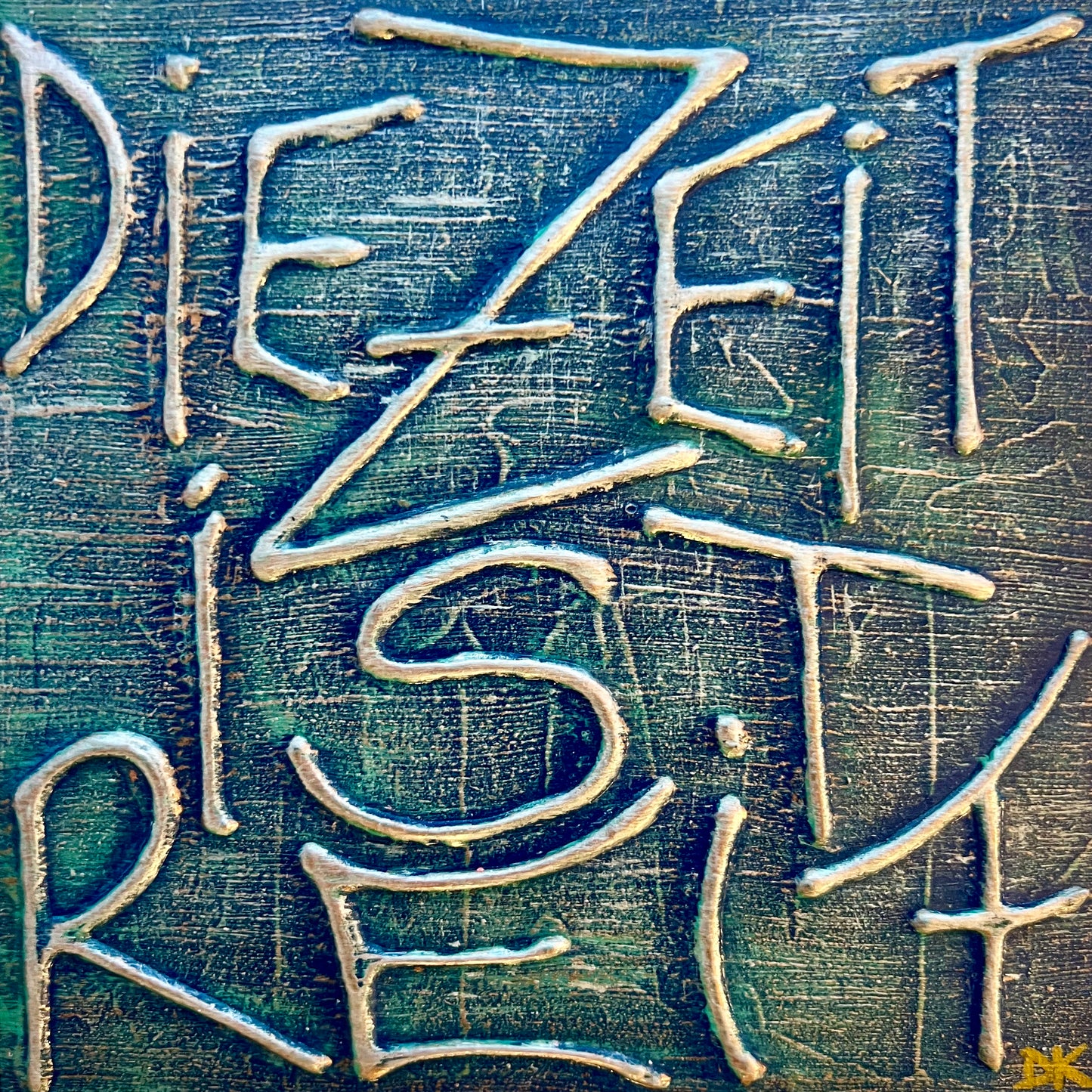 KULT Kiste Die Zeit ist reif Original handbemalt Holzkiste Danja Kulterer Unikat Schoko Trüffel Pralinen Geschenke Sammlerstück Kunst online kaufen