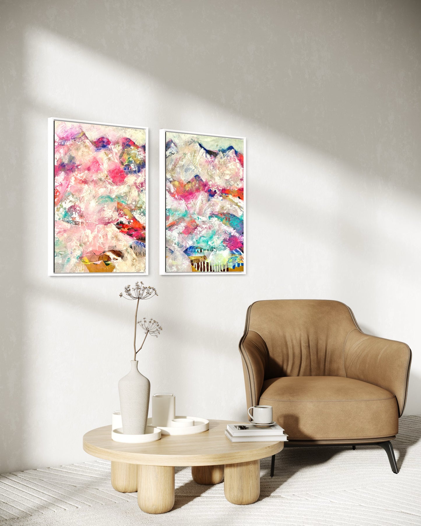 Mountains in Love Diptichon Danja Kulterer Kunst online kaufen