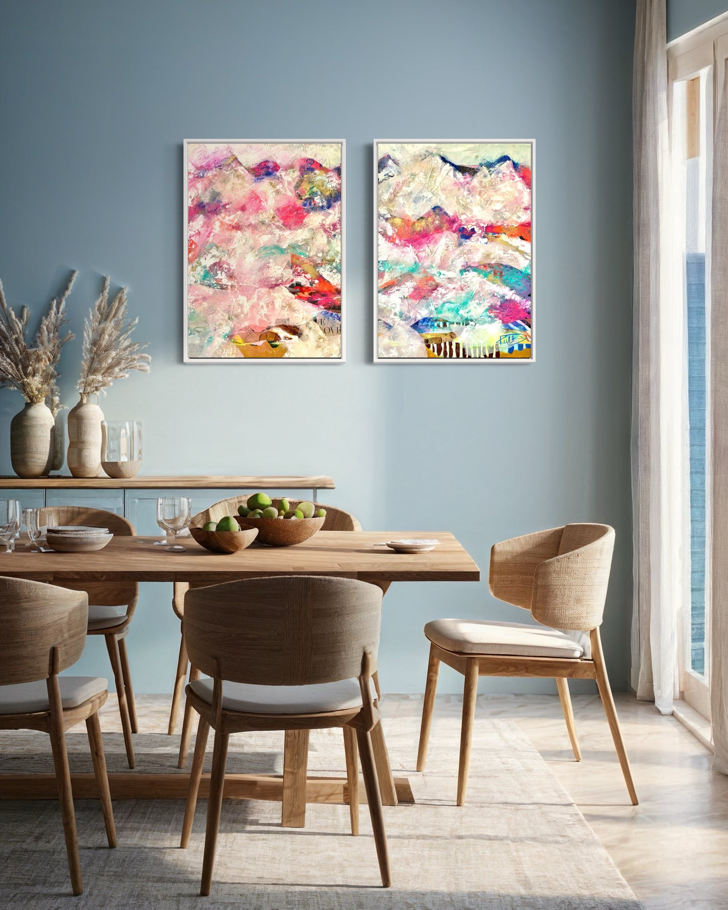 Mountains in Love Diptichon Danja Kulterer ART Kunst online kaufen