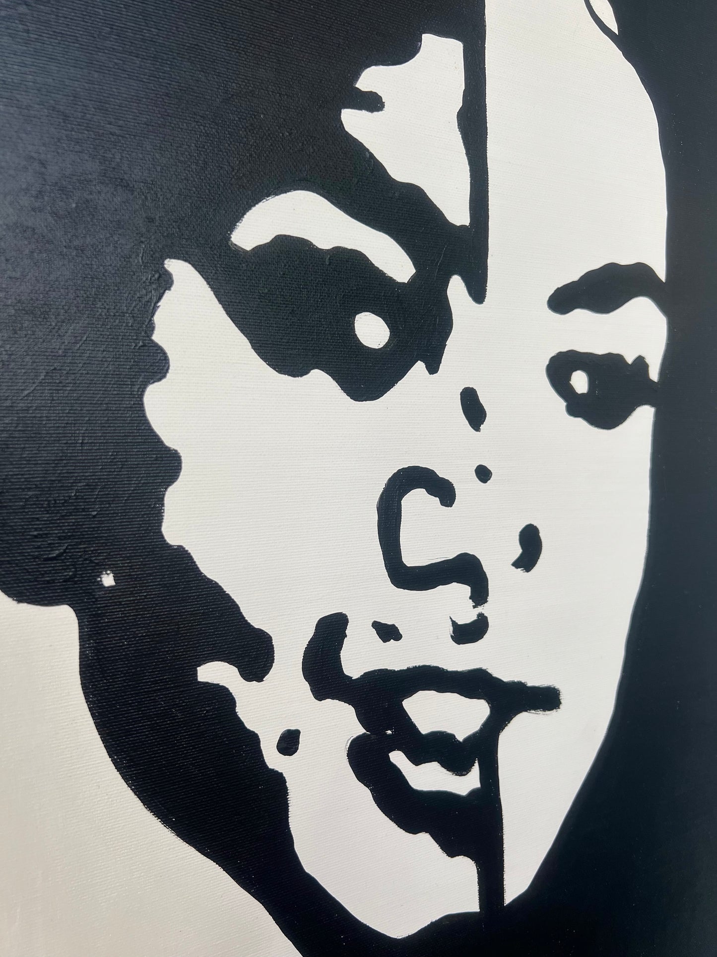 Black or White MICHAEL JACKSON DKult ART DANJA KULTERER Painting Original Unikat Kunst online kaufen