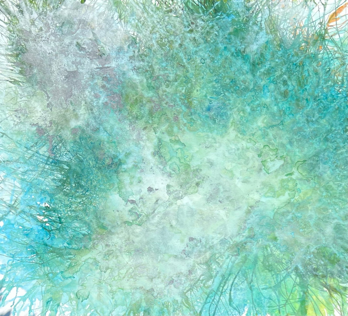 Neubeginn New Start abstrakte Kunst online verkaufen Wasser auftauchen Untertasser