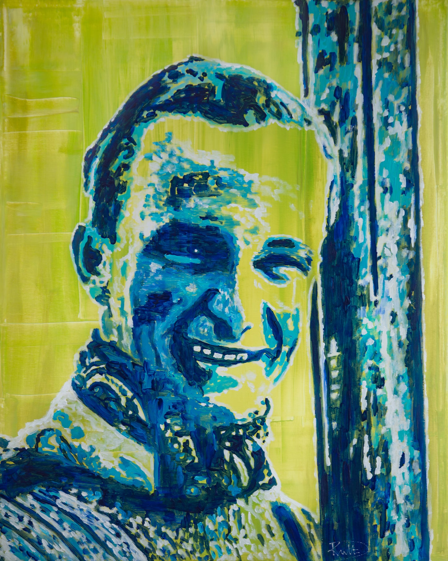 Pepi Josef Papi Jennewein Skirennläufer Skispringer Ski Weltmeister Vizeweltmeister Pop ART DKult Danja Kulterer Painting Original Unikat Kunst kaufen online