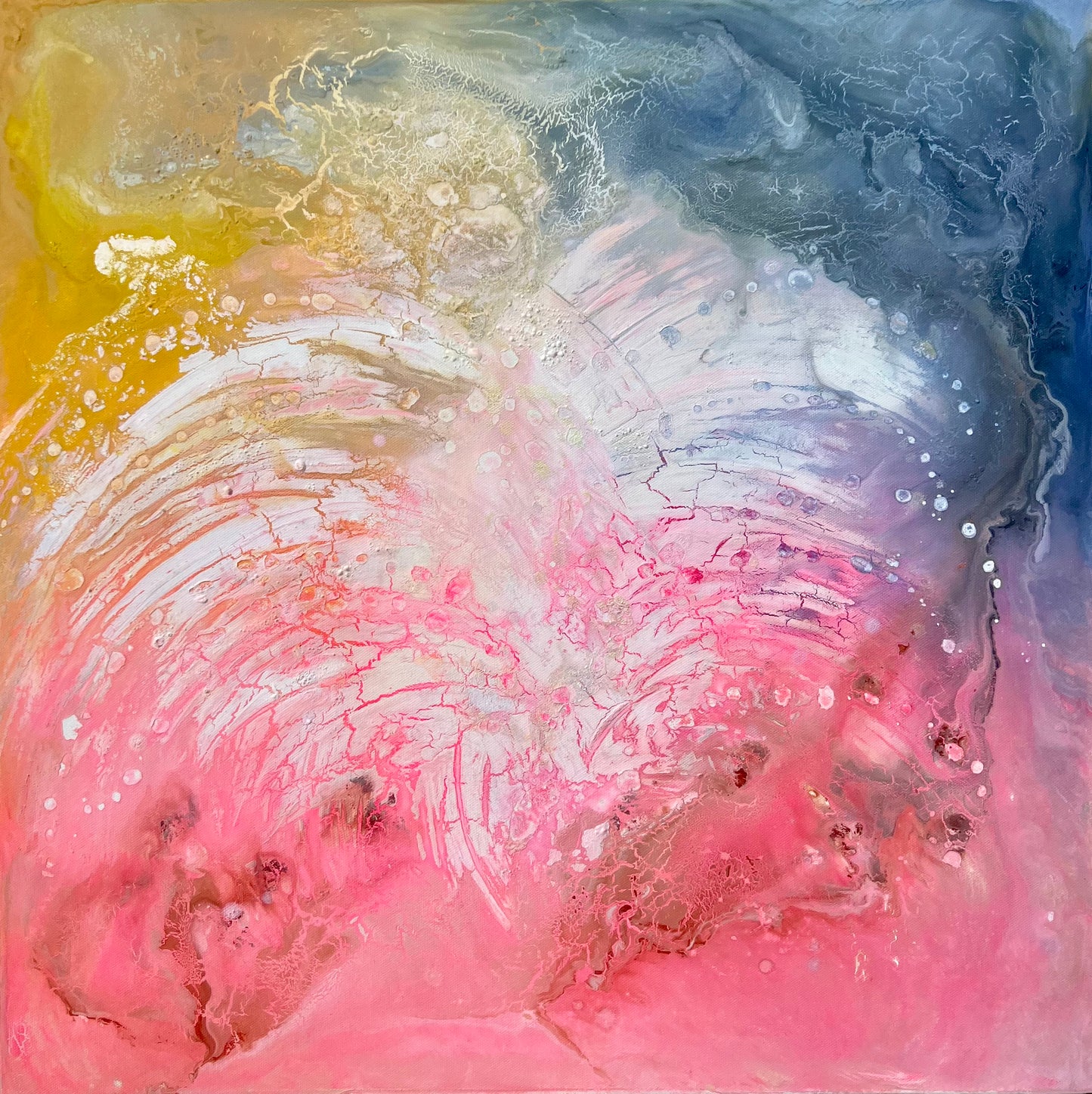 Snow Angel Schnee Engel 60x60cm Danja Kulterer Kunstwerk Kunst kaufen online