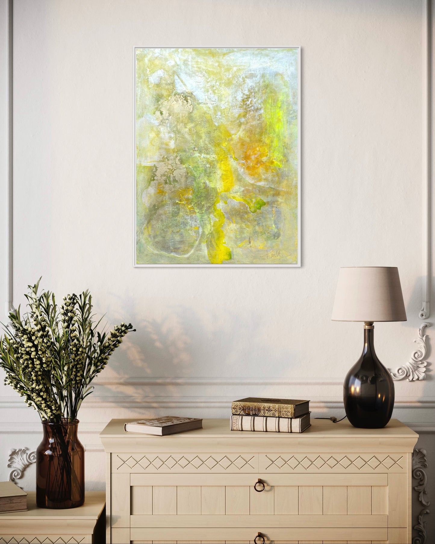 Sunny Gold Wörthersee Painting DANJA KULTERER Kunst online kaufen