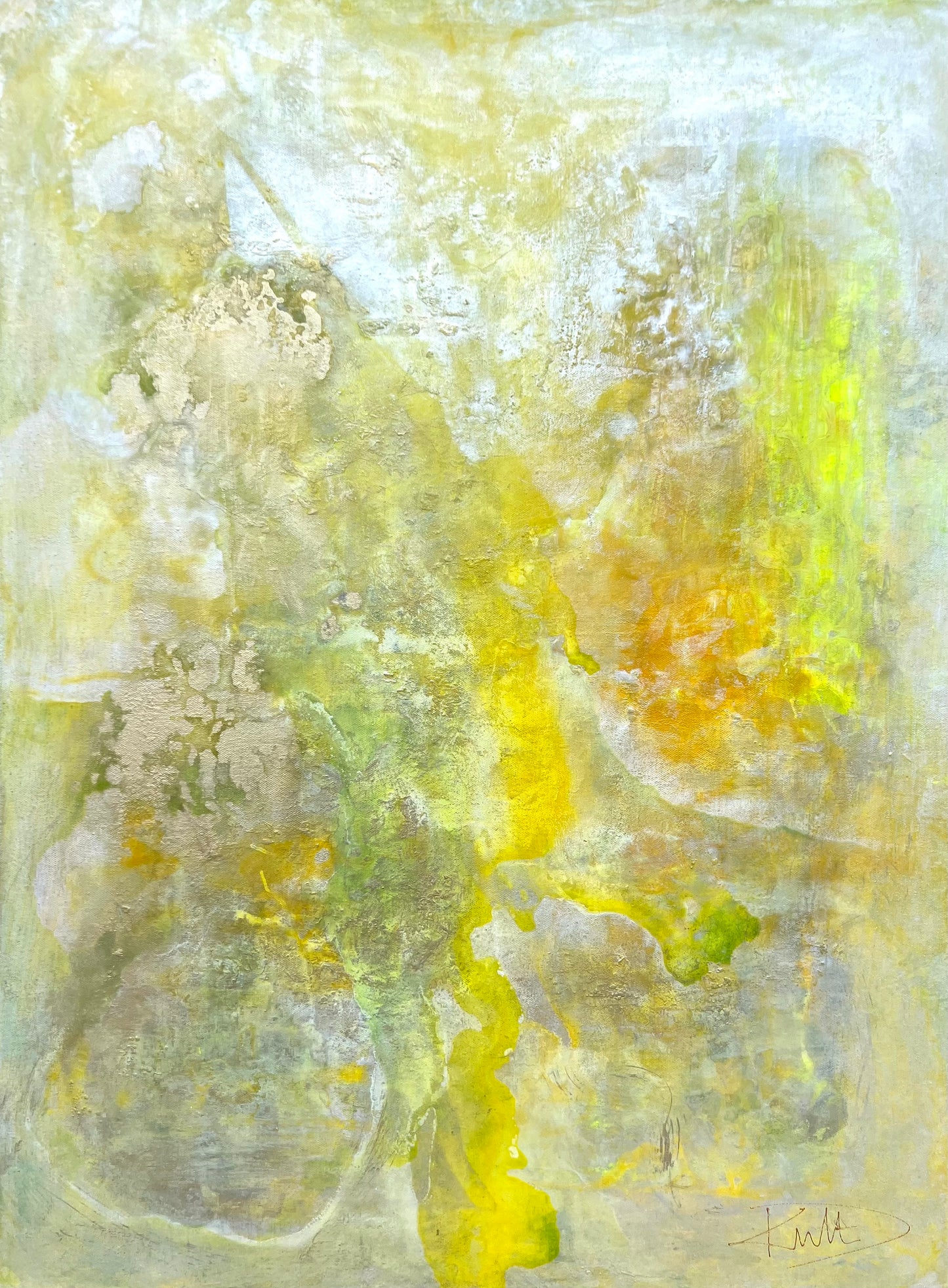 Sunny Gold Wörthersee Painting DANJA KULTERER Kunst online kaufen