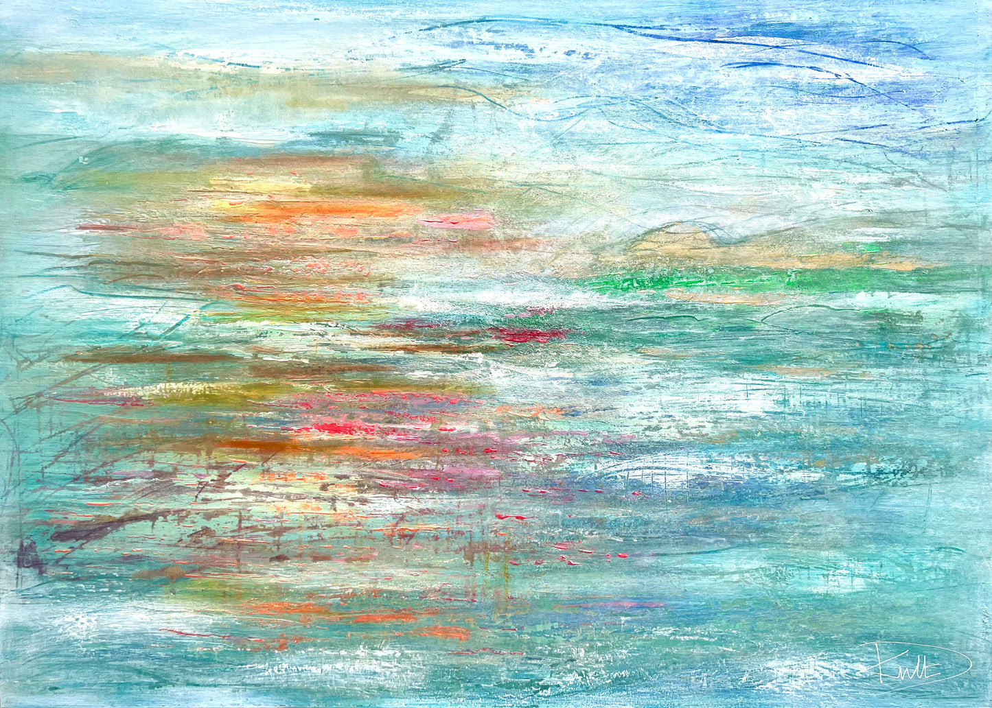 Weitblick Wörthersee Gemälde Danja Kulterer Kunst online kaufen