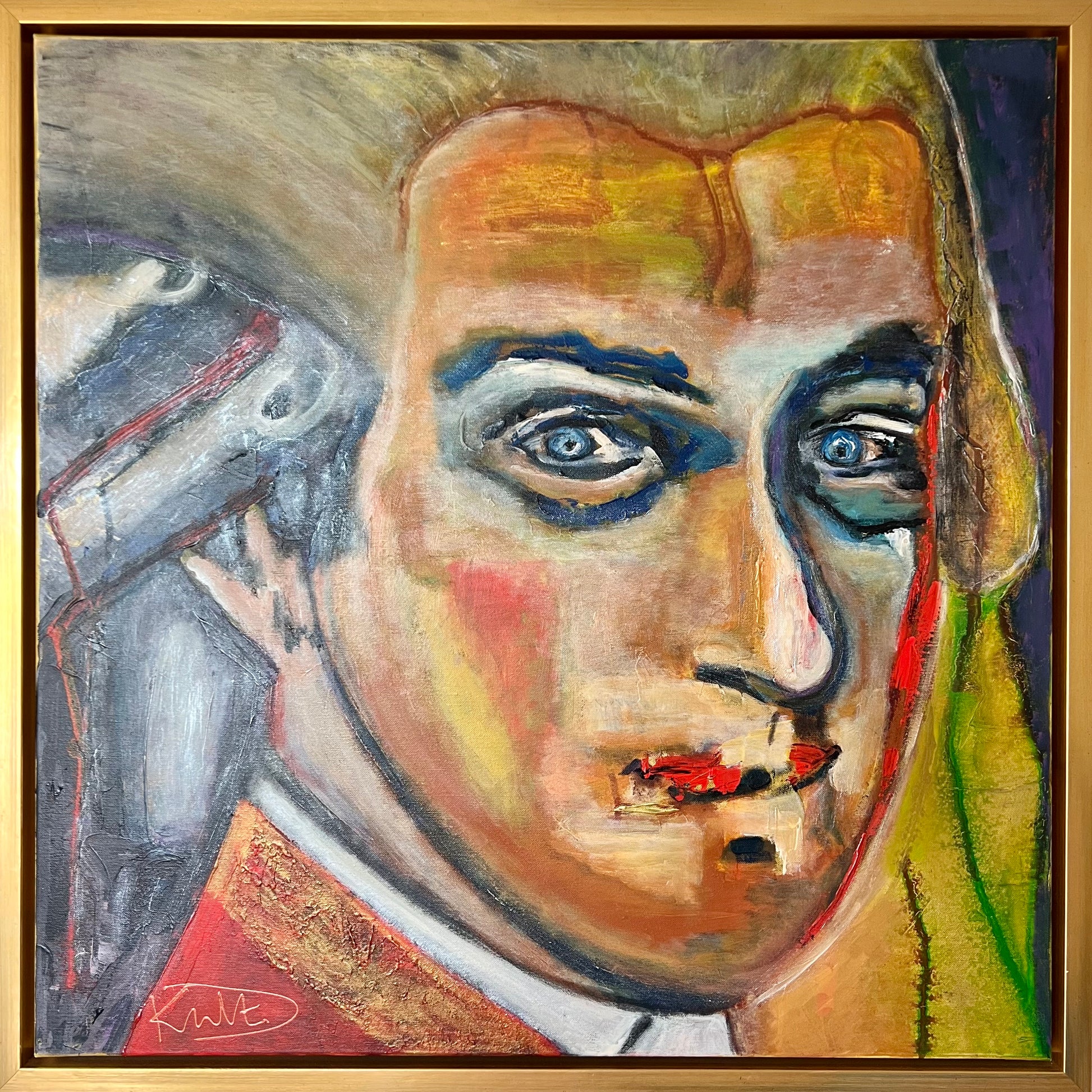 AMADEUS Wolfgang Amadeus Mozart DKult ART Danja Kulterer Original Unikat Painting Kunst online kaufen