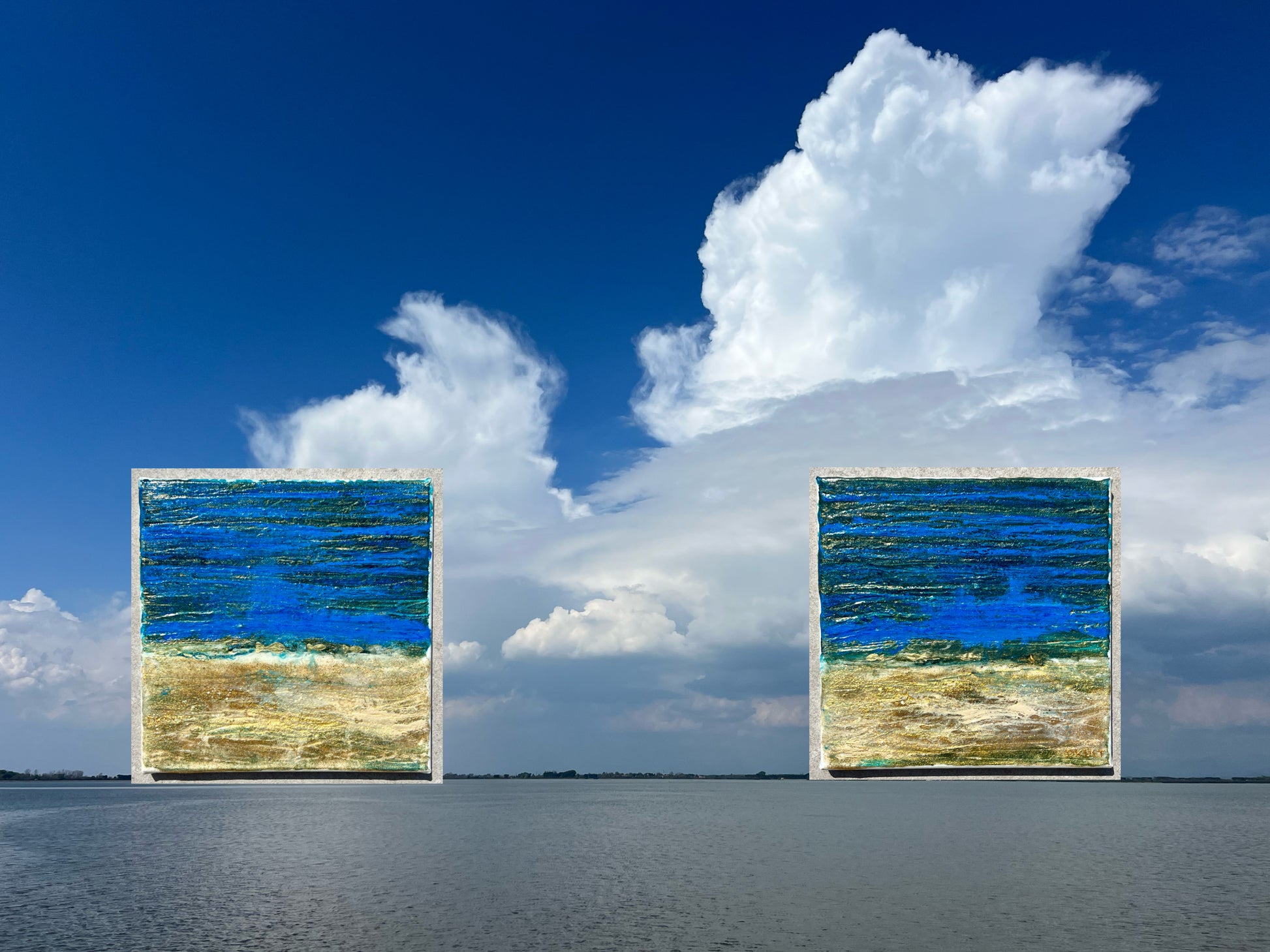 Blauer Horizont Grado 2 DANJA KULTERER Kunst online kaufen