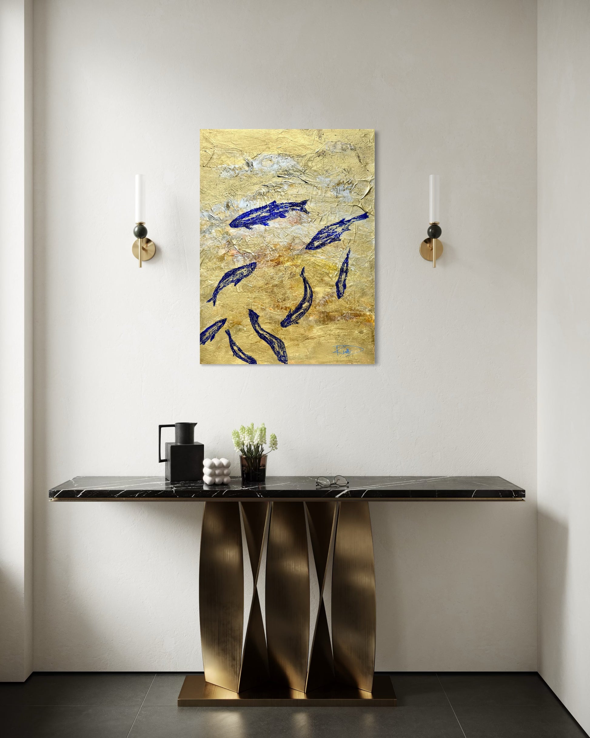 Blue Fish Kunst online kaufen Danja Kulterer