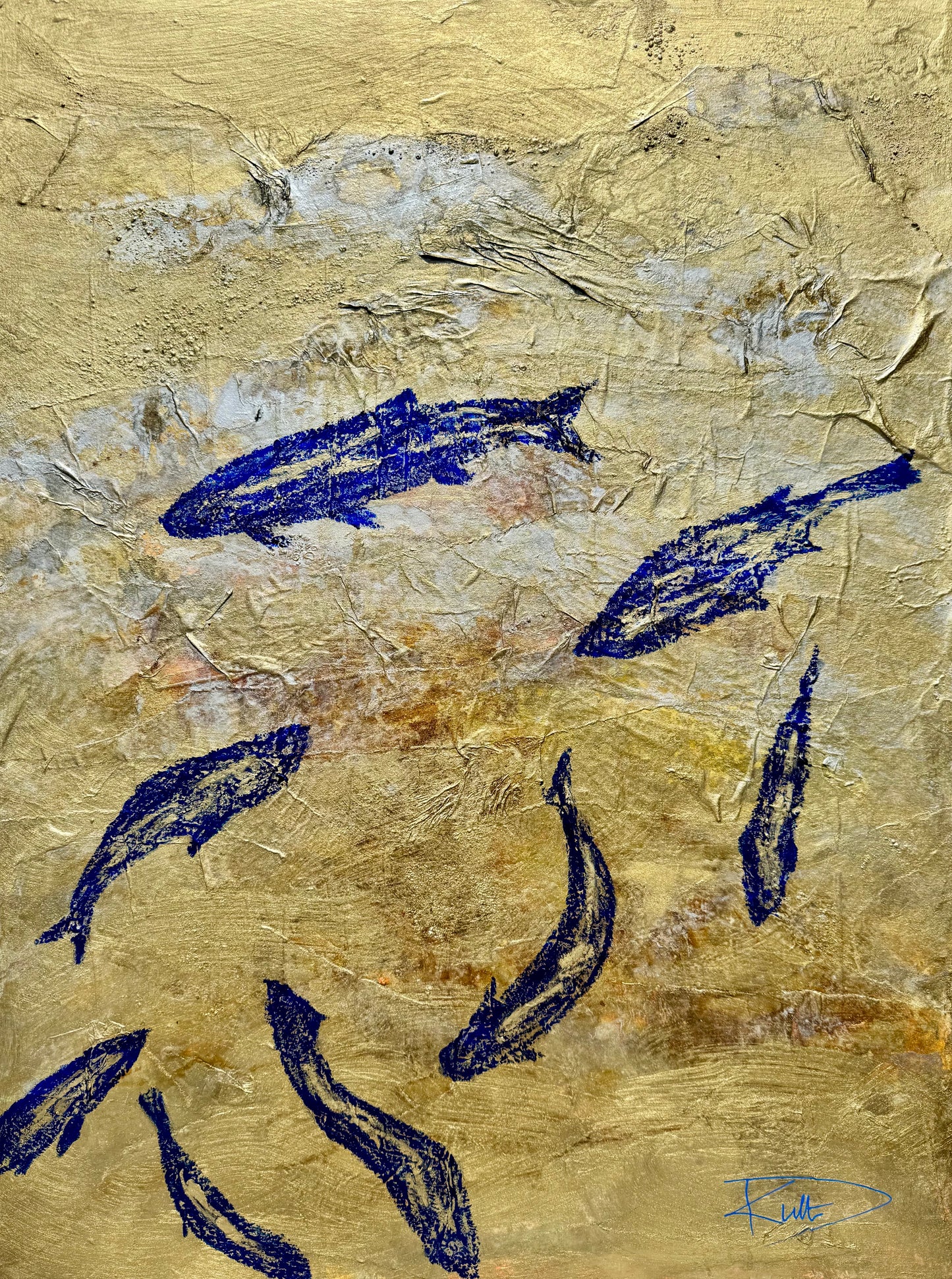 Blue Fish Kunst online kaufen Danja Kulterer