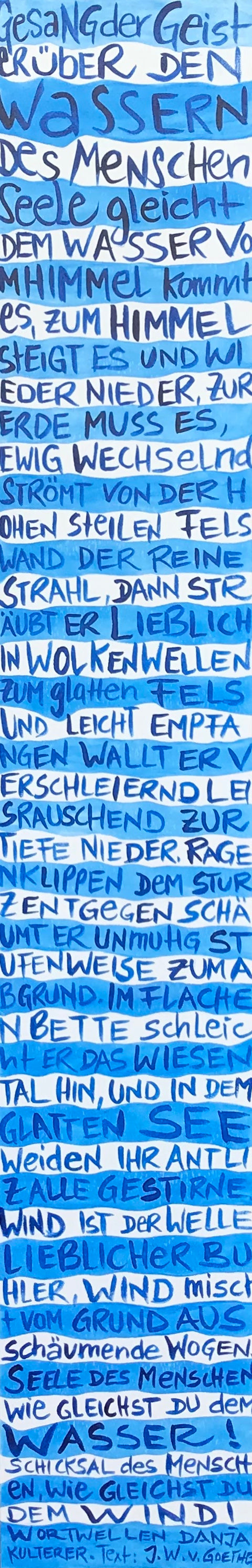 Wortwellen Goethe Kunst online kaufen
