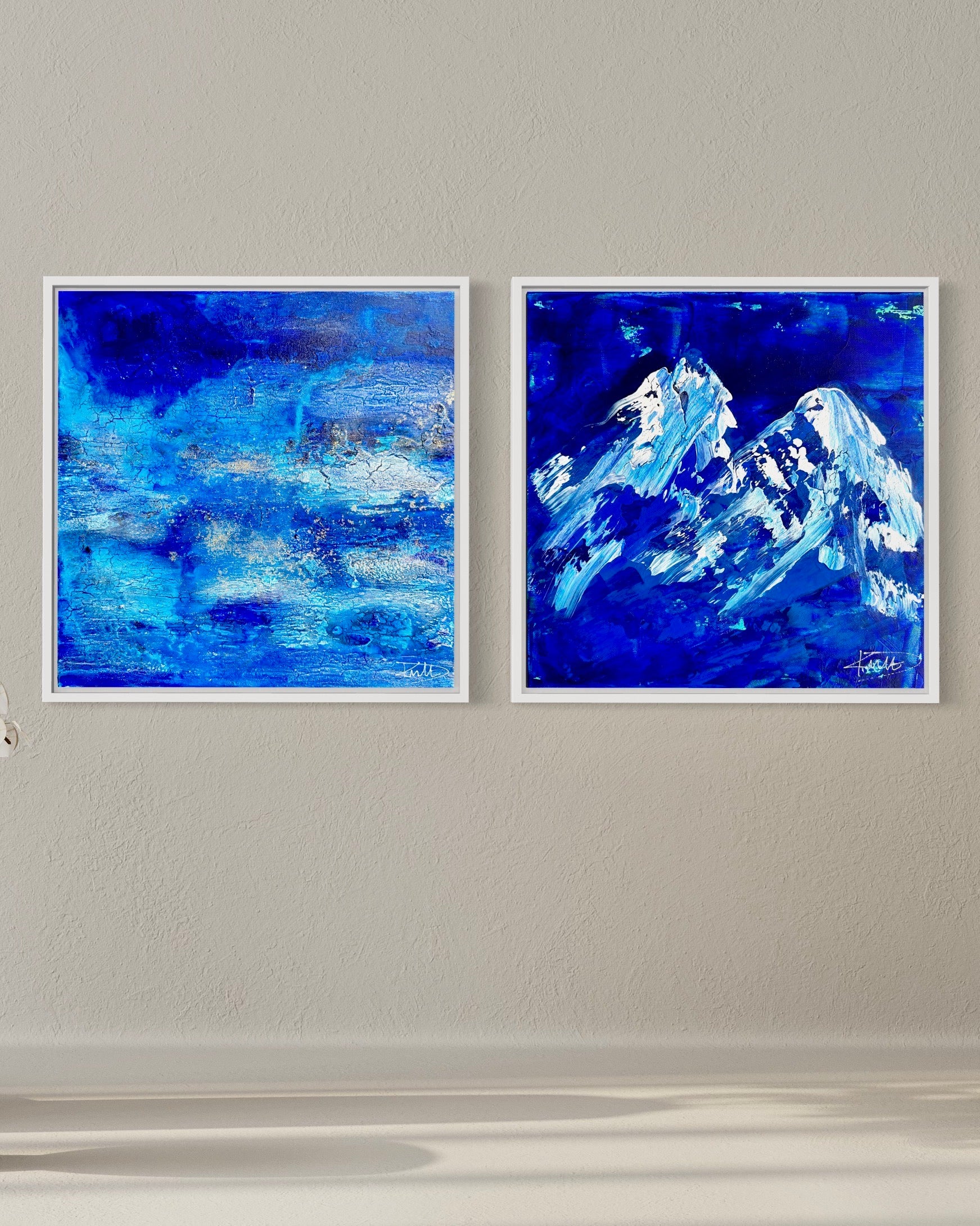 SchneeBerg from Sky to Water Kunst online kaufen Mountain ART Danja Kulterer