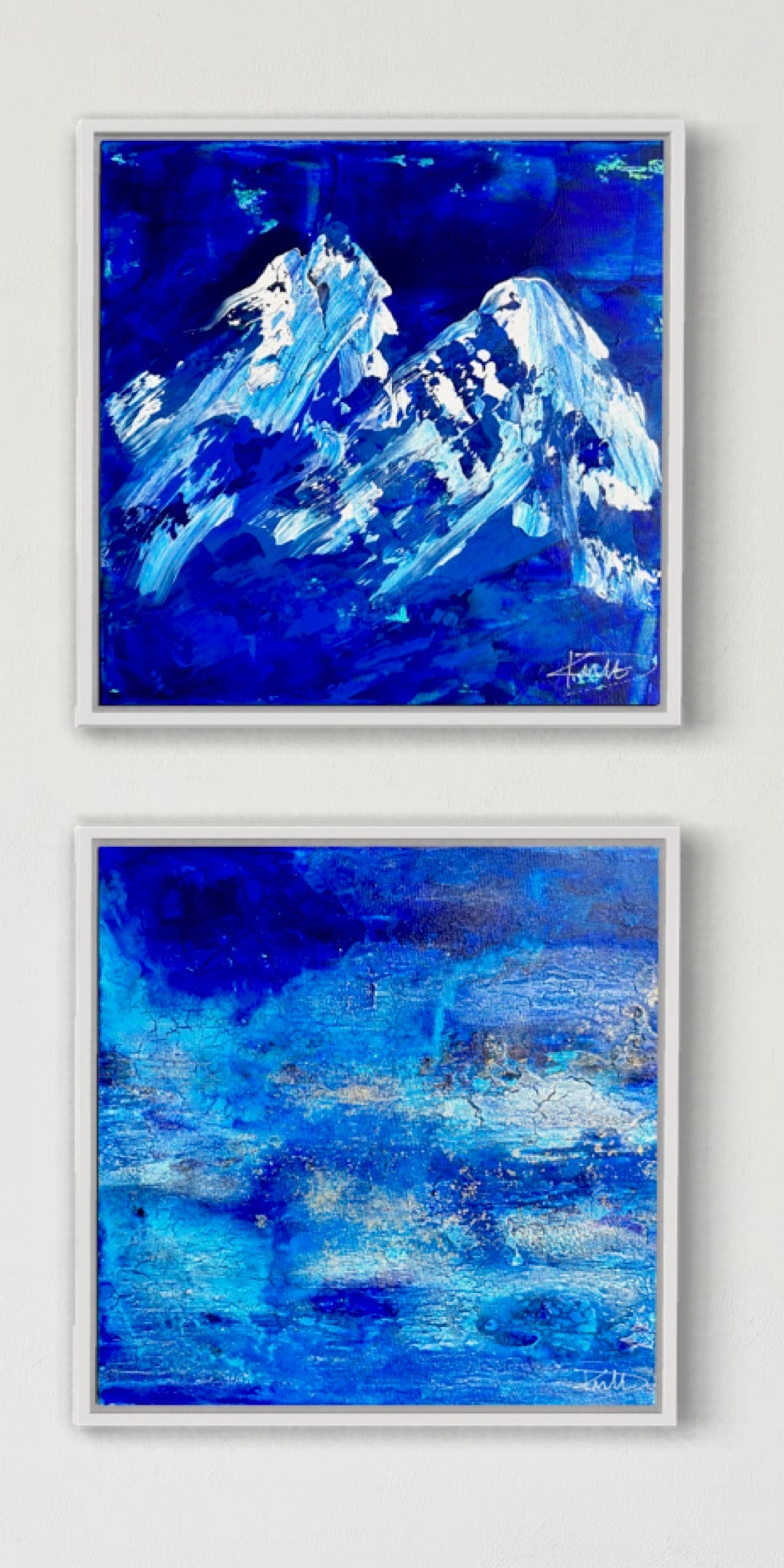 SchneeBerg from Sky to Water Kunst online kaufen Mountain ART Danja Kulterer